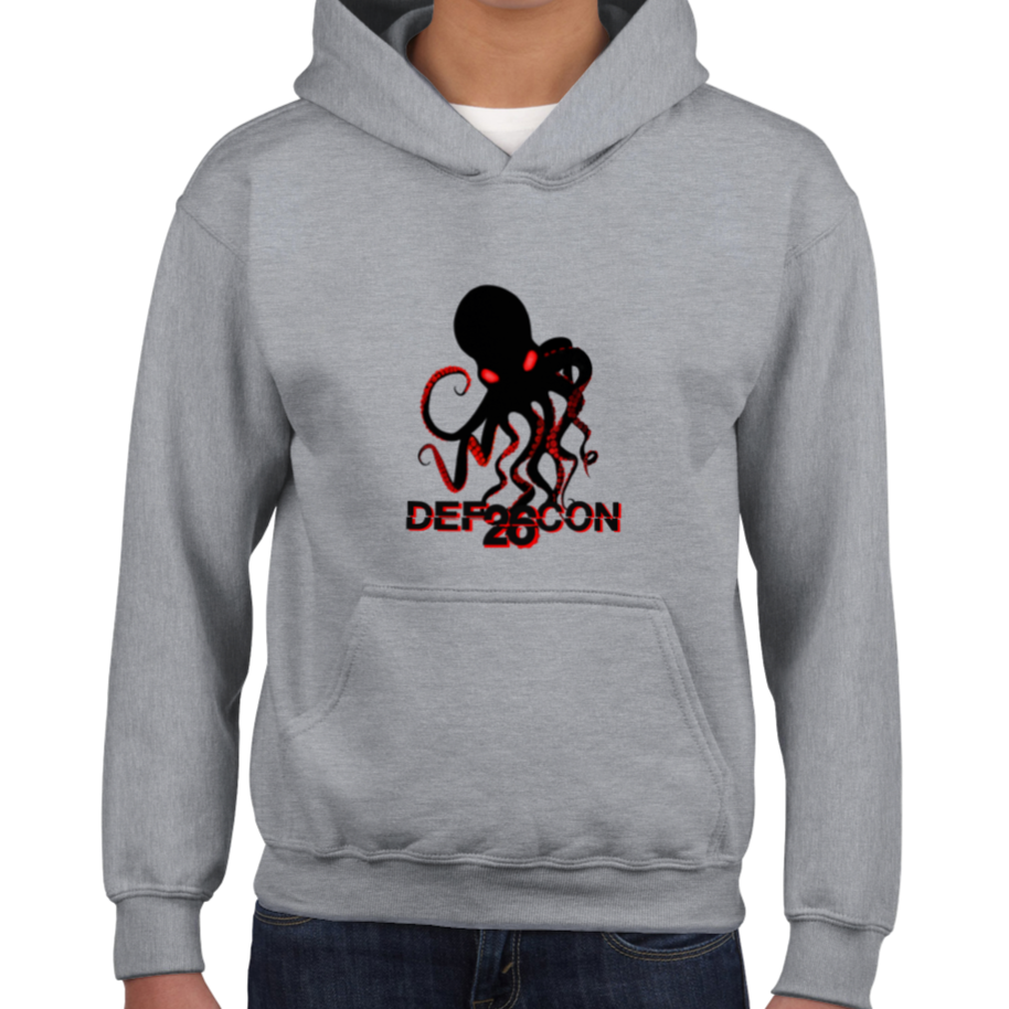 2018 DEFCON26 Hoodie - Kids' & Youth Pullover (G2399F-1777)