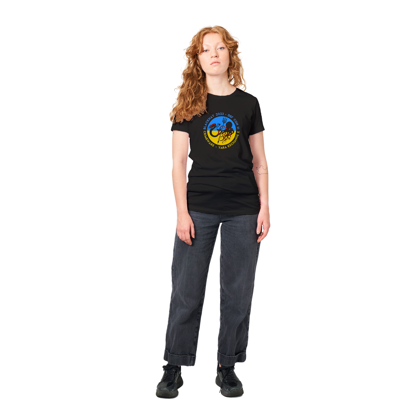 2023 Meetup 🇺🇦 Ukraine T-shirt - Women's Extra Soft  (BC2023F-1243-1437)