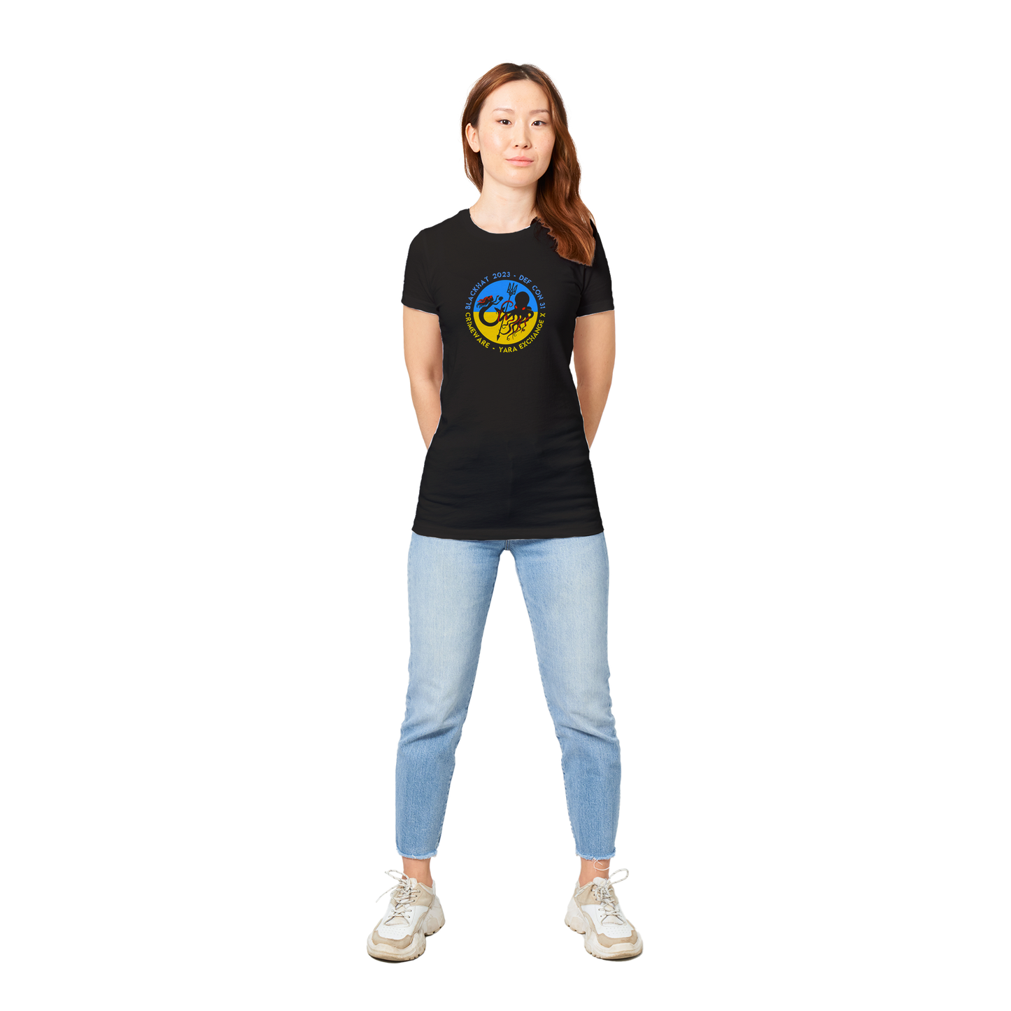 2023 Meetup 🇺🇦 Ukraine T-shirt - Women's Extra Soft  (BC2023F-1243-1437)