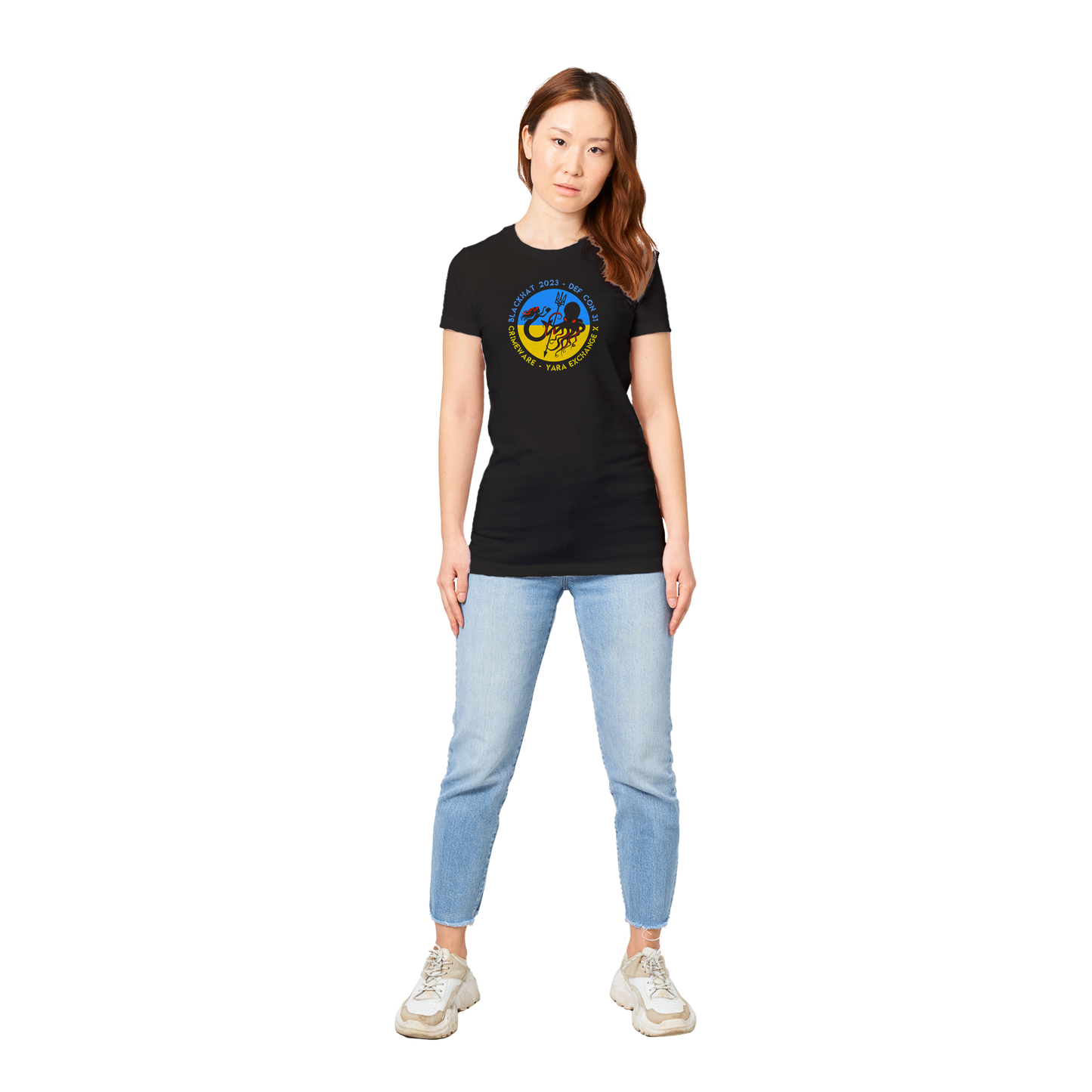 2023 Meetup 🇺🇦 Ukraine T-shirt - Women's Extra Soft  (BC2023F-1243-1437)