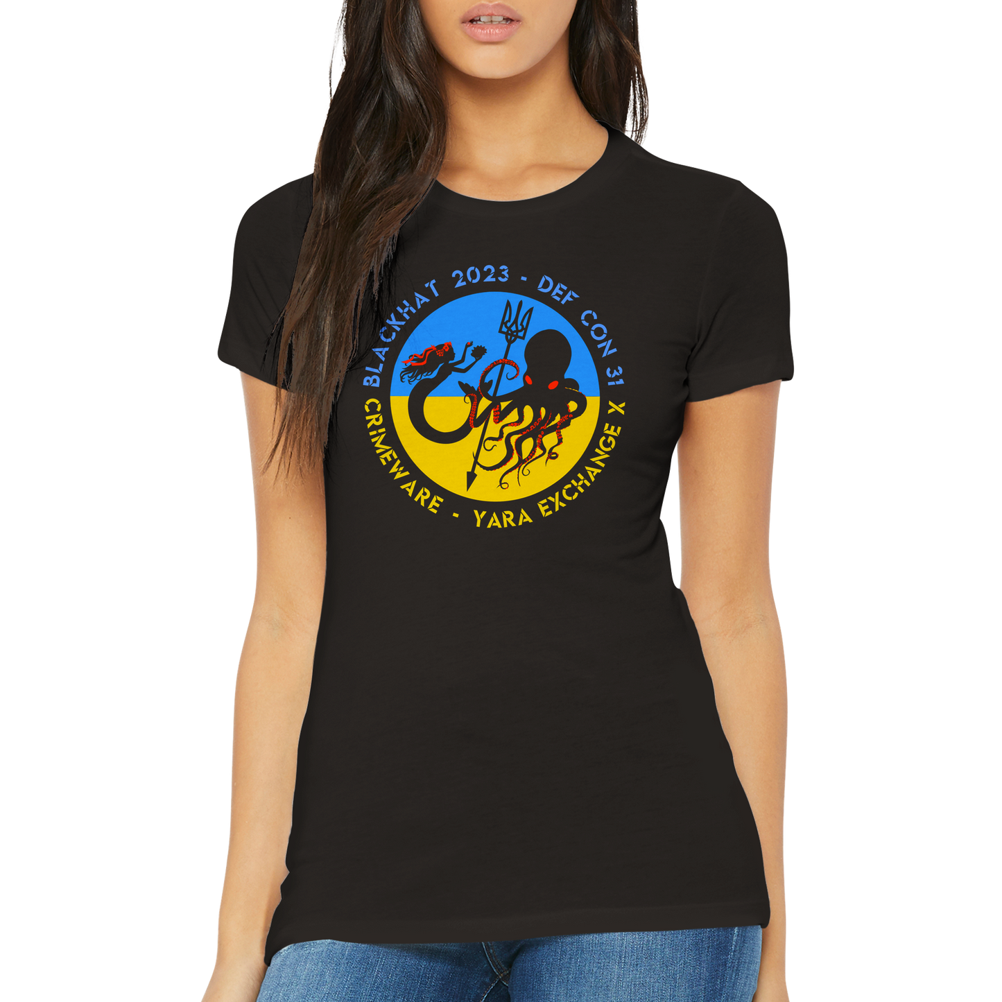 2023 Meetup 🇺🇦 Ukraine T-shirt - Women's Extra Soft  (BC2023F-1243-1437)