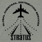 STRATUS GCDS (Global Chemtrail Distribution Services) Uniform T-Shirt + Sticker (U.S. Shipping)
