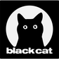 Sticker Blackcat Square 2.5" x 2.5" Vinyl