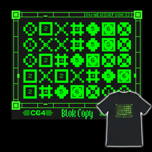 Blokcopy - C64 Puzzle T-Shirt