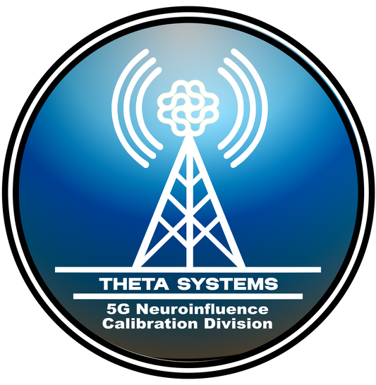 Sticker 5G WAVES THETA Round 2.5"