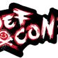 Sticker Defcon 33 Graffiti Die Cut Vinyl 3.4"x 1.8"