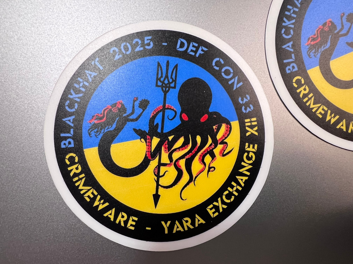 Sticker CW-YE 2025 UA colors - Vinyl 3"