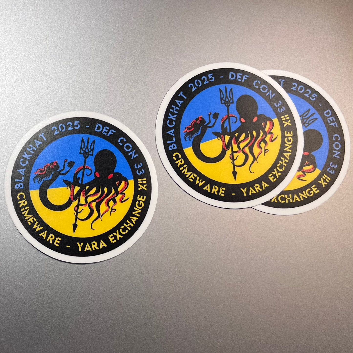 Sticker CW-YE 2025 UA colors - Vinyl 3"