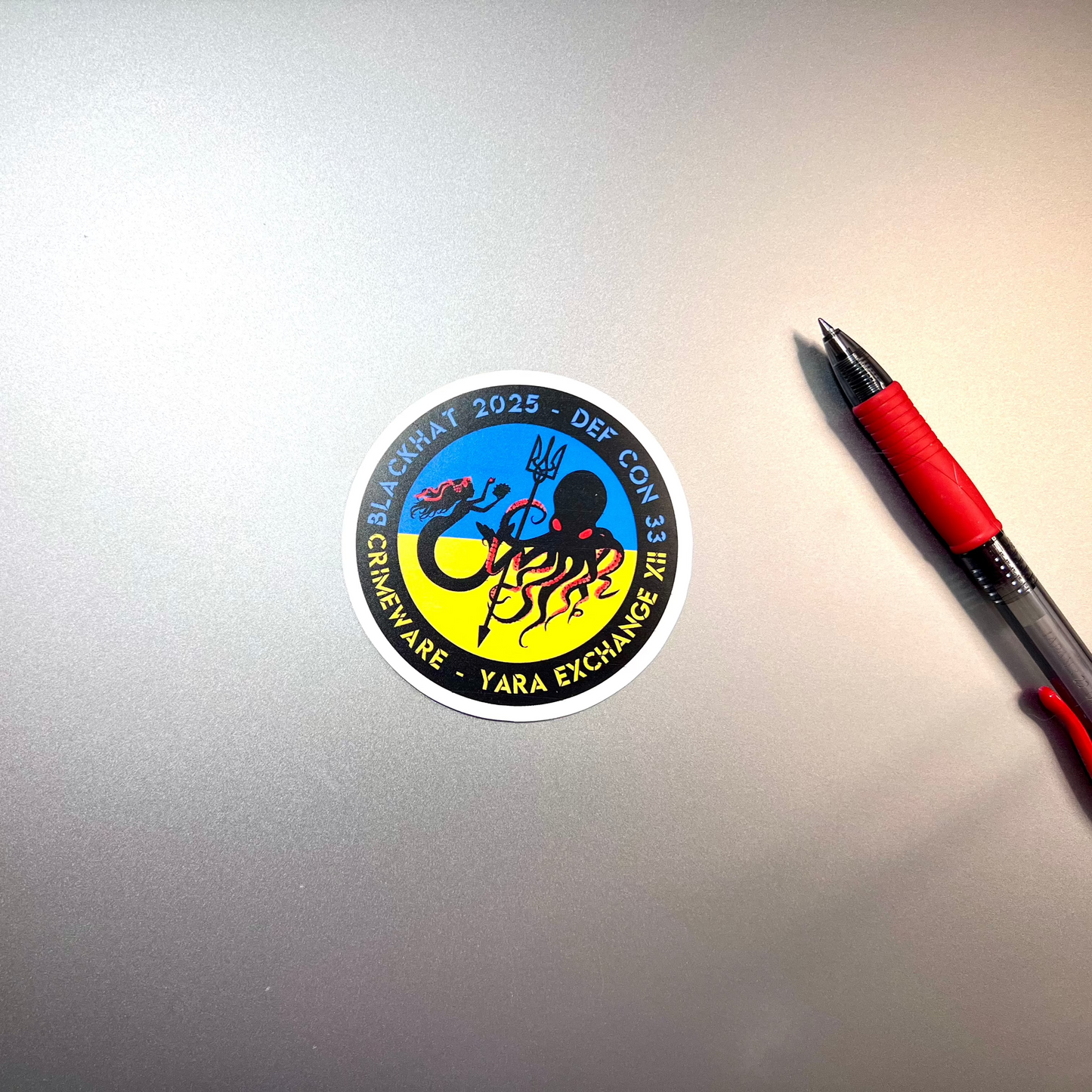 Sticker CW-YE 2025 UA colors - Vinyl 3"