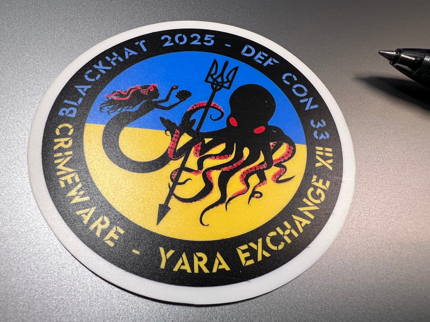 Sticker CW-YE 2025 UA colors - Vinyl 3"