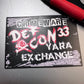 Sticker CW-YE 2025 Meetup Graffiti Rectangular Vinyl 3"x 2.1"