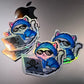 Sticker Defcon Script Kitty 2.3" x 2" Holographic Vinyl