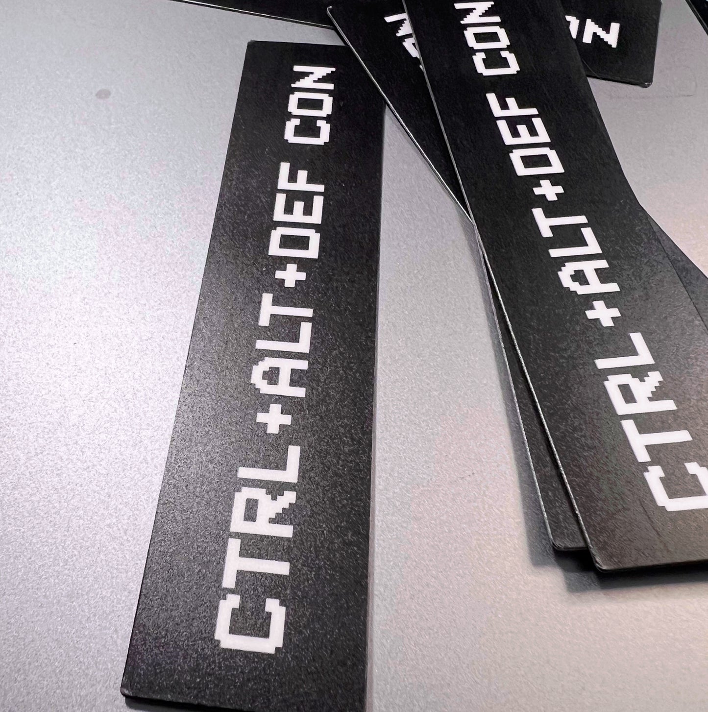 Sticker CTRL+ALT+DEF CON  4" x 0.9" Vinyl