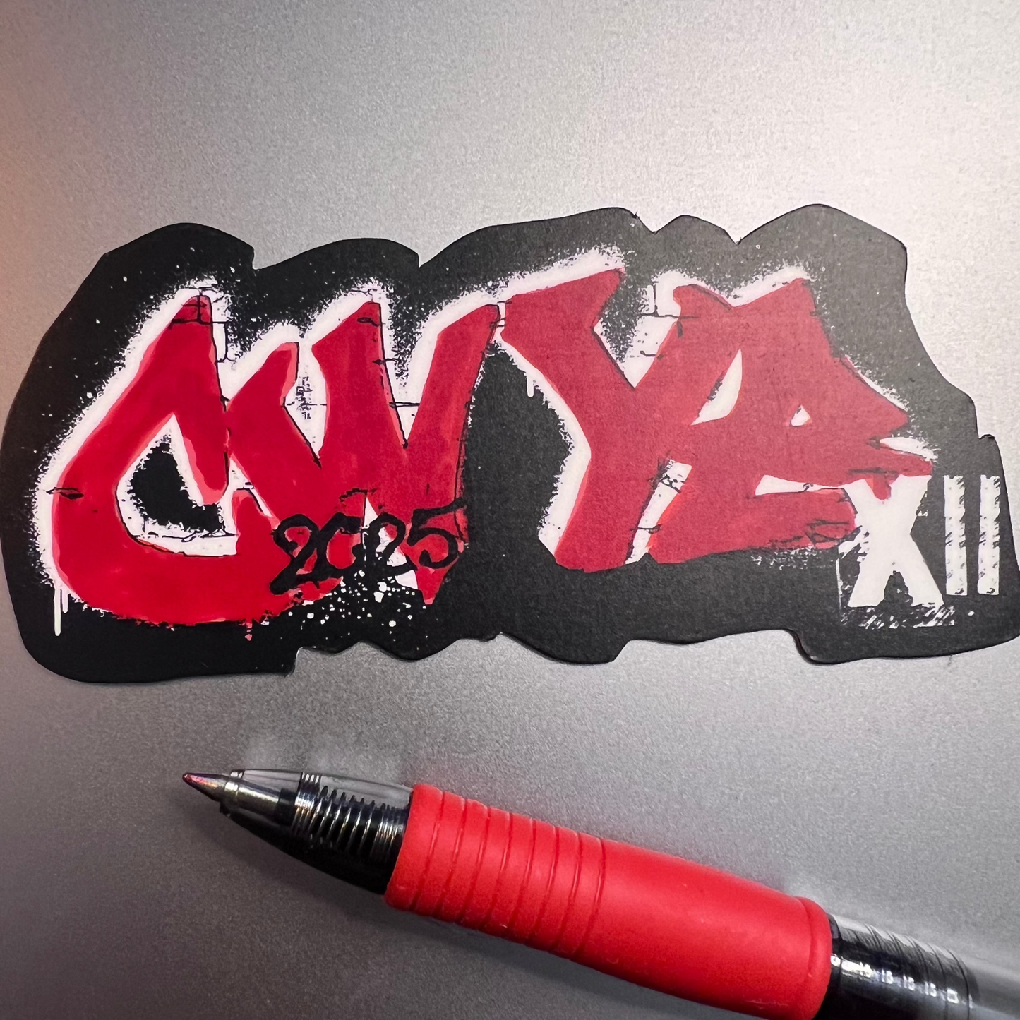 Sticker CWYE 2025 Die Cut Vinyl 3.4"