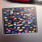 Sticker Kuku Virus Rectangular 2.5" x 3.4" Vinyl