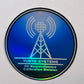 Sticker 5G WAVES THETA Round 2.5"