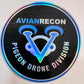 Sticker AVIANRECON Pigeon Drone Division - Vinyl 2.5"