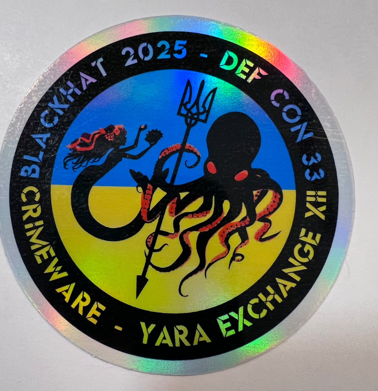 Sticker CW-YE 2025 UA colors - Vinyl 3"