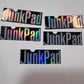 Stickers ThinkPad laptop alternative logo stickers 40mm x 14 mm (5 stickers)
