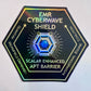 Sticker EMR Cyberwave Shield Scalar Ant-Hacker Seal 3"