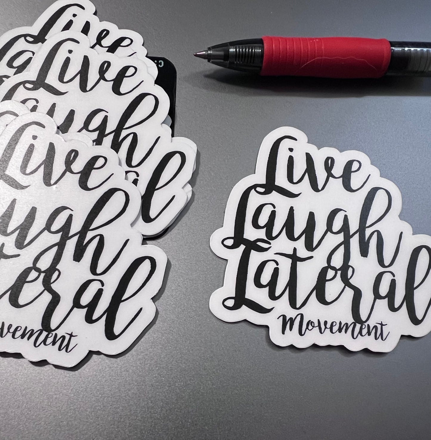 Sticker  Live, Laugh, Lateral Movement - 2.3" x 2.3"
