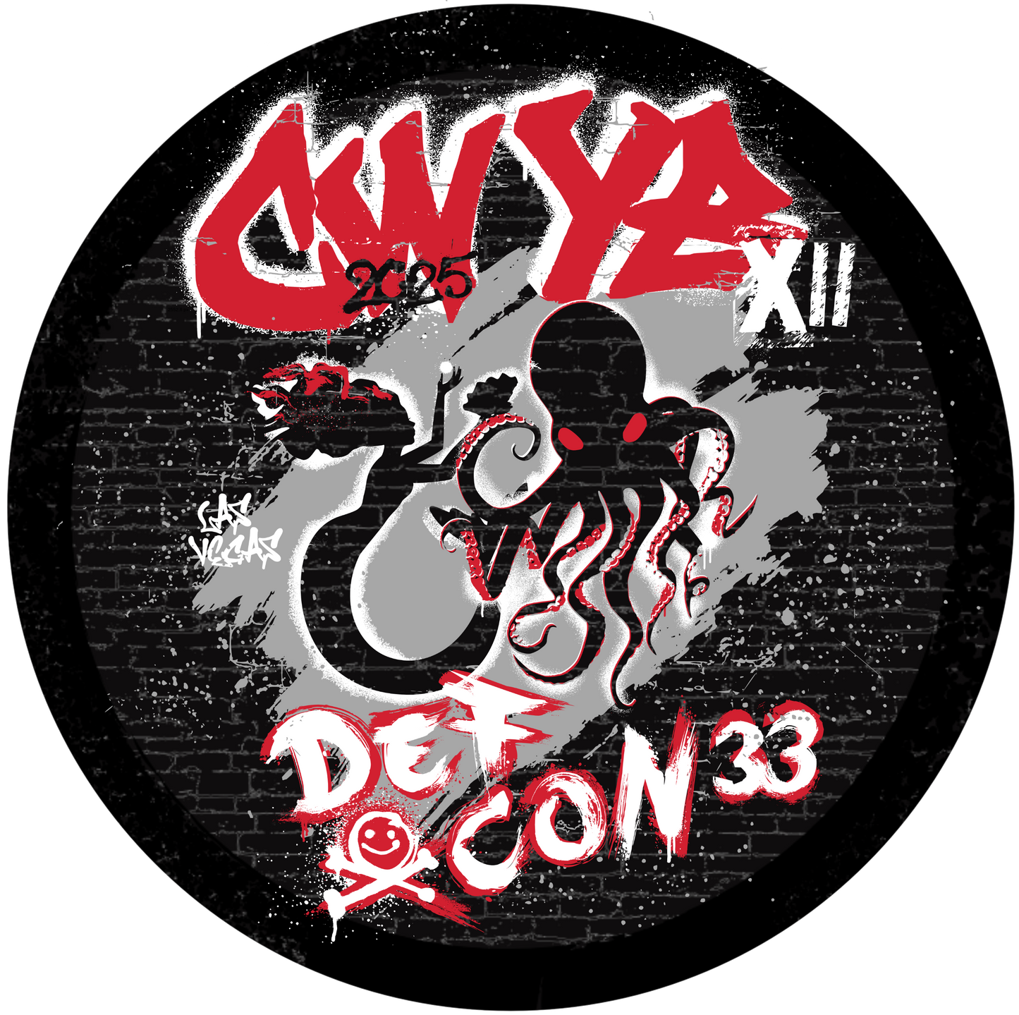 Sticker CWYE 2025 Graffiti  Round 3"