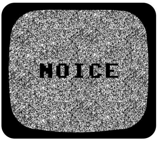 Sticker Entropy NoiceTV Rectangular Vinyl