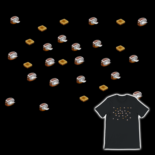 After Dark Flying ORANGE Toasters Screensaver T-Shirt