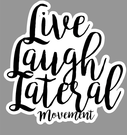 Sticker  Live, Laugh, Lateral Movement - 2.3" x 2.3"