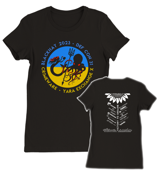 2023 Meetup 🇺🇦 Ukraine T-shirt - Women's Extra Soft - Front + Back  (BC2399FB-1804-1998)