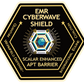 Sticker EMR Cyberwave Shield Scalar Ant-Hacker Seal 3"