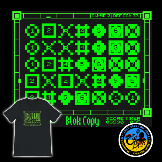 Blokcopy - C64 Puzzle T-Shirt + Sticker (U.S. Shipping)