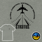 STRATUS GCDS (Global Chemtrail Distribution Services) Uniform T-Shirt + Sticker (U.S. Shipping)