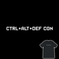 CTRL+ALT+DEF CON T-Shirt