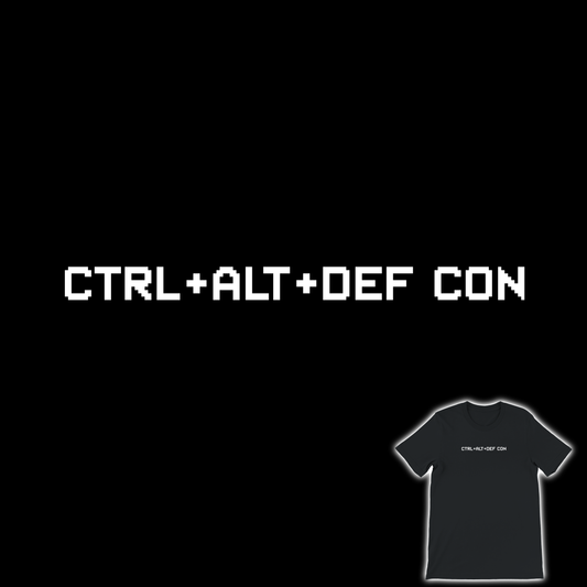 CTRL+ALT+DEF CON T-Shirt