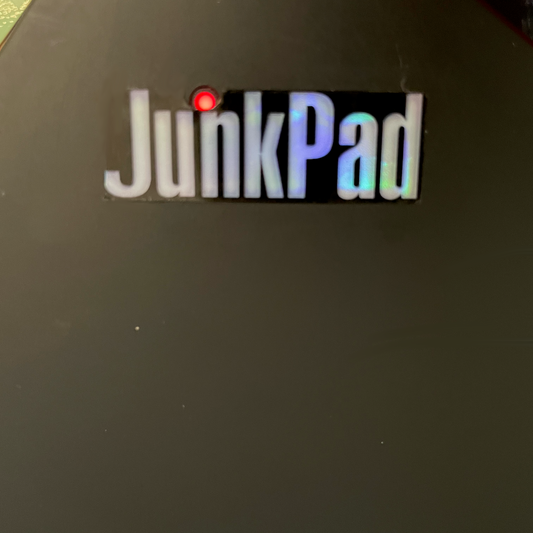 Stickers ThinkPad laptop alternative logo stickers 40mm x 14 mm (5 stickers)