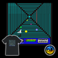 3D Hypermaths (1984 -  Commodore 64) Retro T-Shirt + Sticker (U.S. Shipping)