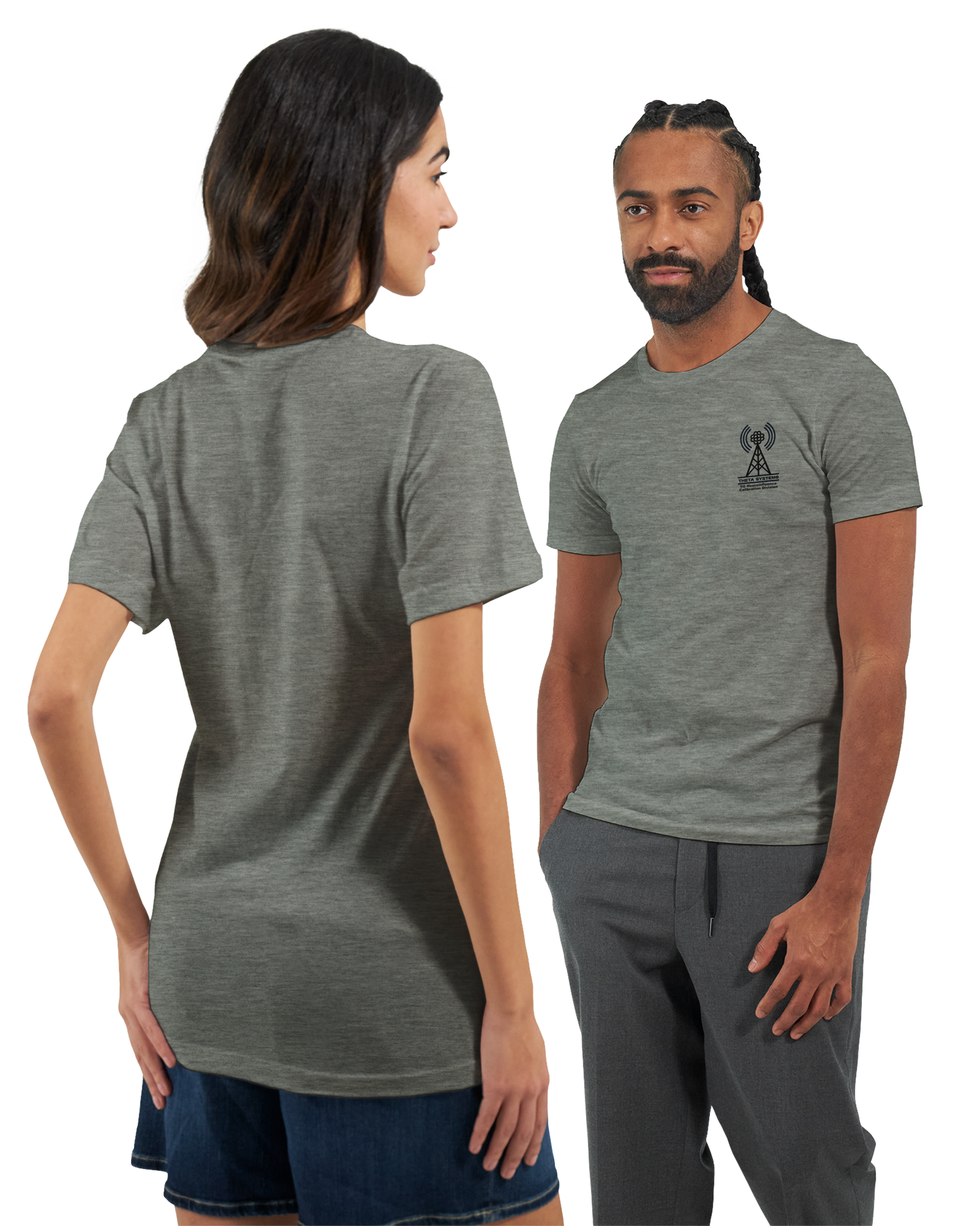 THETA System NCD (5G Neuroinfluence Calibration Division) Uniform T-Shirt + Sticker (U.S. Shipping)