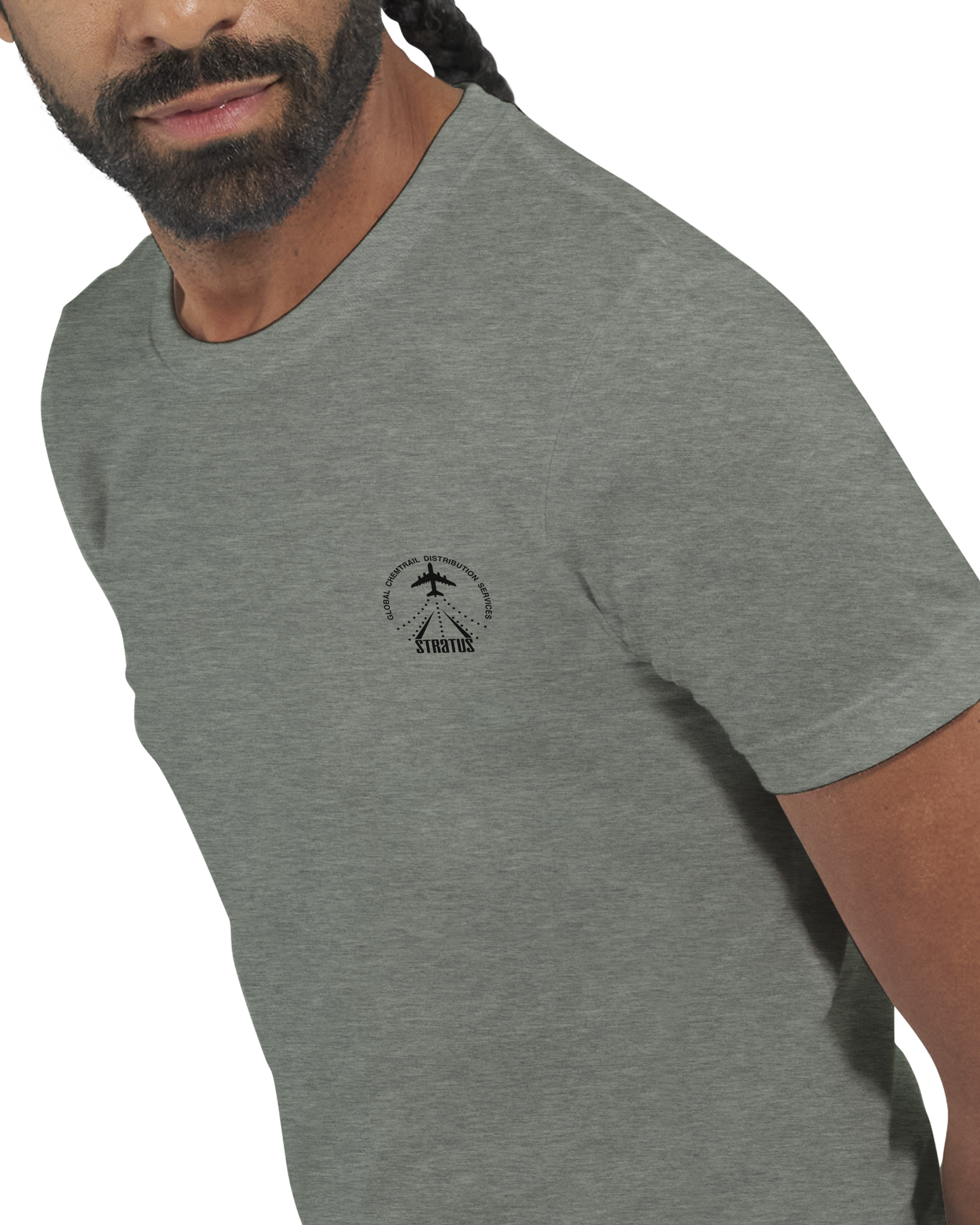 STRATUS GCDS (Global Chemtrail Distribution Services) Uniform T-Shirt + Sticker (U.S. Shipping)
