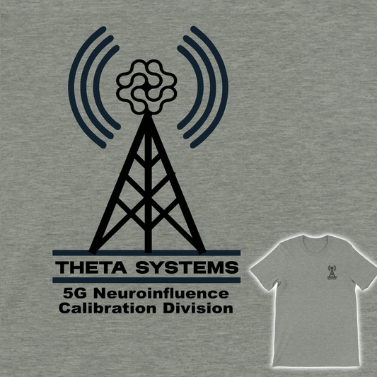 THETA Systems NCD (5G Neuroinfluence Calibration Division) Uniform T-Shirt