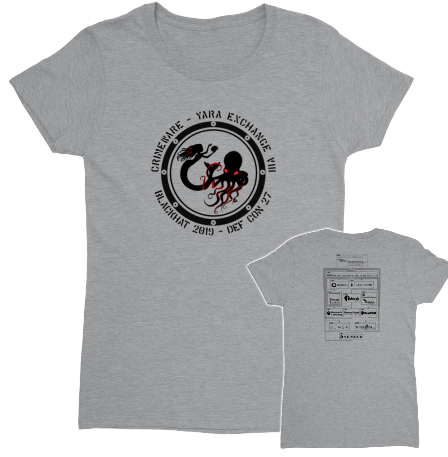 2019 Meetup T-Shirt - Women's Heavyweight Cotton, Front+Back (G2199FB-1610-1804)