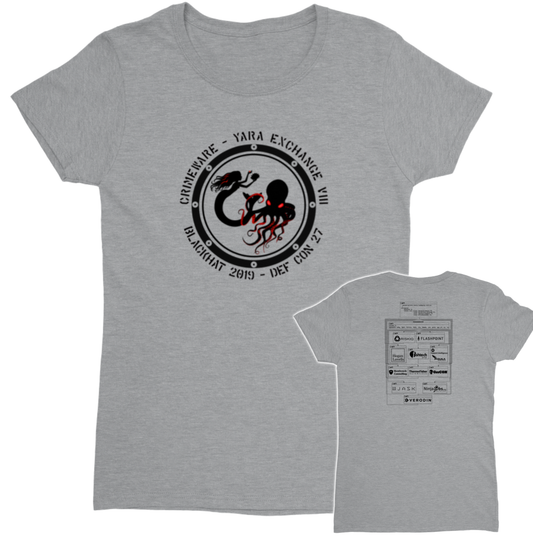 2019 Meetup T-Shirt - Women's Heavyweight Cotton, Front+Back (G2199FB-1610-1804)