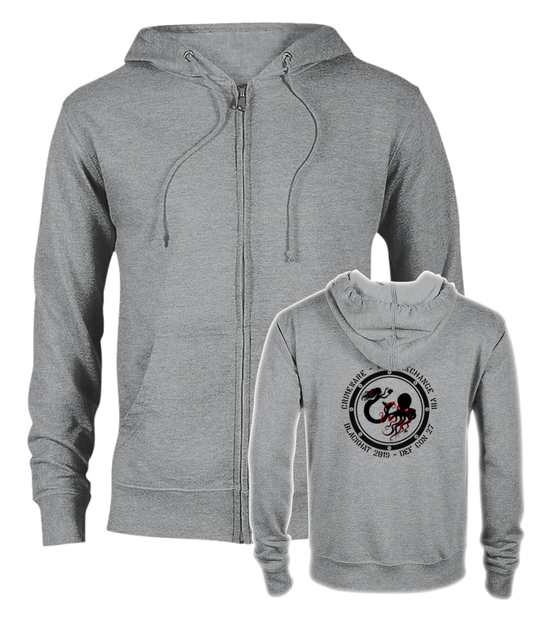 2022 Back Side Black Logo Zip Hoodie - Classic Unisex (CZ3599-2810-3090)