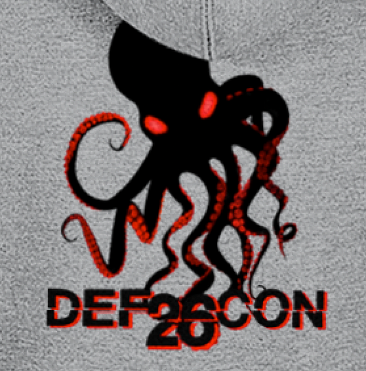 2018 Unisex Terry Zip Hoodie - DEFCON26 (DL3198F-2641-3014)