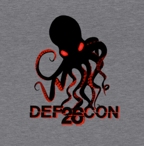 2018 DEFCON26 T-Shirt  Kids' - Extra Soft (BC1399F-1171)