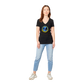 2022 Ukraine V-Neck T-shirt - Women''s Extra Soft (BC2022F-1214-1408)