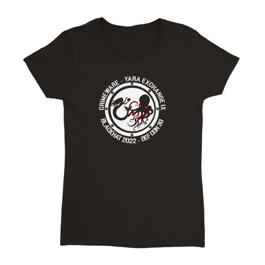 2022 White Logo T-Shirt - Women's Heavyweight Cotton (G1899F-838-1211)