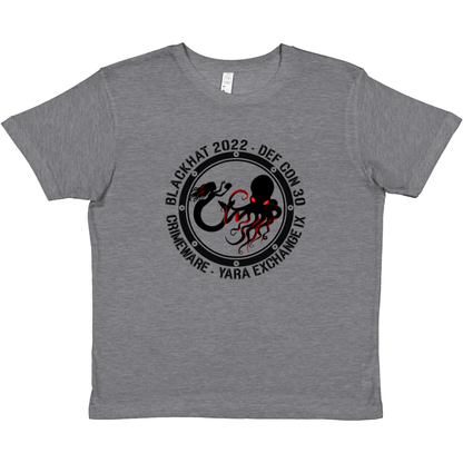 2022 Black Logo T-Shirt  Kids' - Extra Soft (BC1399F-1171)