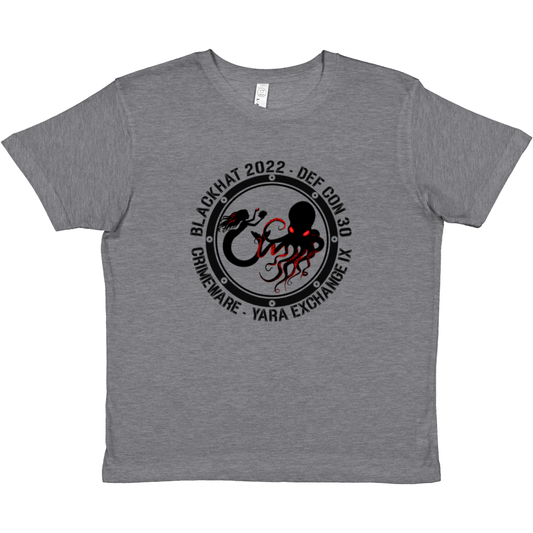 2022 Black Logo T-Shirt  Kids' - Extra Soft (BC1399F-1171)