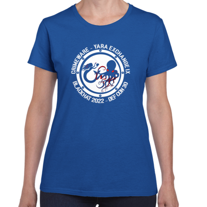 2022 White Logo T-Shirt - Women's Heavyweight Cotton (G1899F-838-1211)